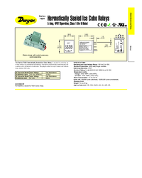 Thumbnail of document Data Sheet - Series 782H Hermetically Sealed Ice Cube Relays